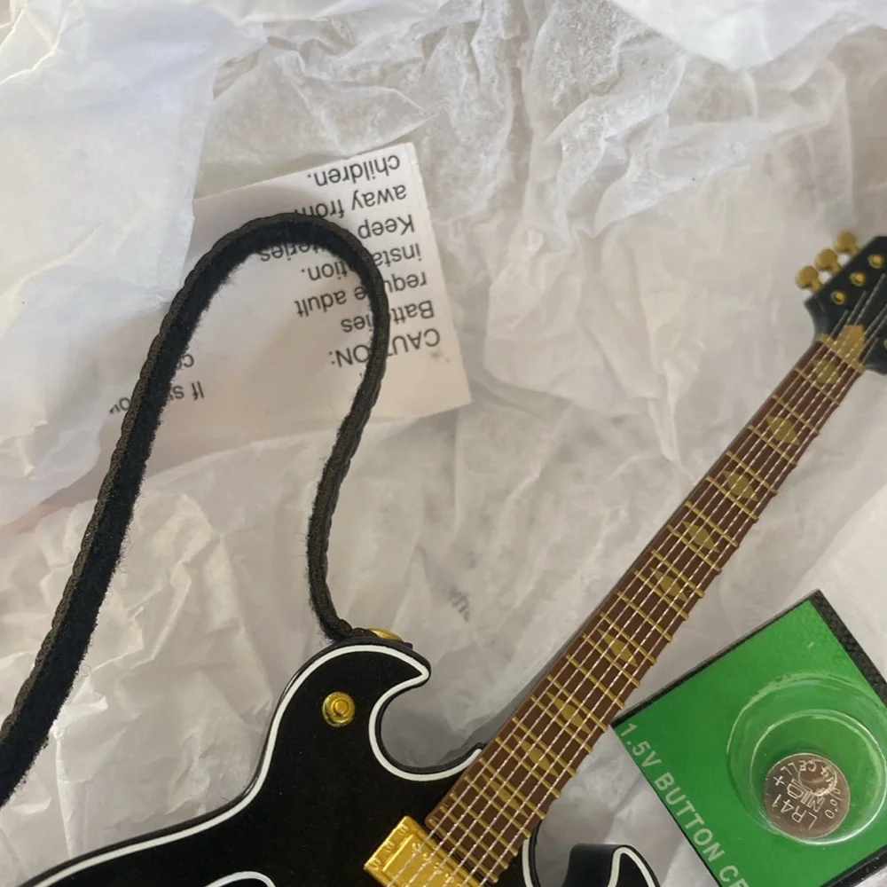 NIB 2021 Hallmark Keepsake The Thrill Is Gone Guitar Ornament